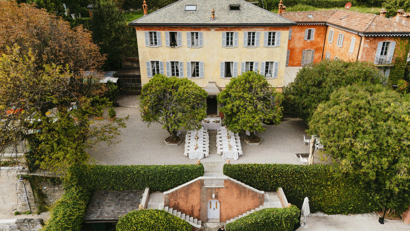 Villa Regina Teodolinda Como Gölü Düğün Mekanı